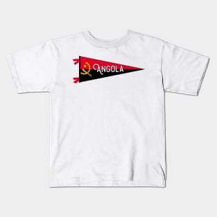 Angola Flag Pennant Kids T-Shirt